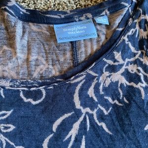 Simply Vera long sleeve top XL.